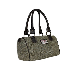 Tweed Barrel Bag Lovat