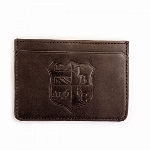 Leather Lanlay Card Holder Chestnut