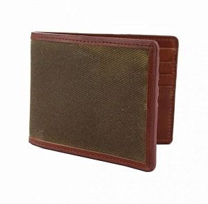 Leather Langdale Wallet Olive