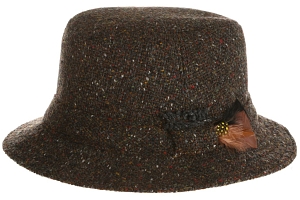 Hats Walking Hat Tweed Brown