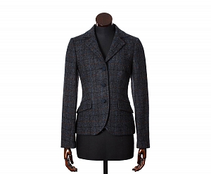Jackets Ronay Navy Multicheck Harris Tweed