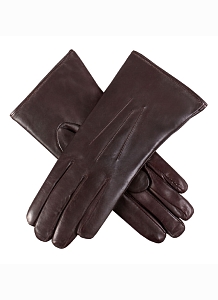 Leather Women's Fur Lined Hairsheep Leather Gloves Ripley Mocca